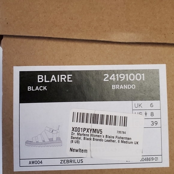 blaire brando sandals size 7